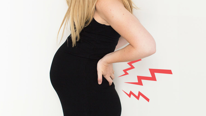 Боль в тазе у беременной женщины.