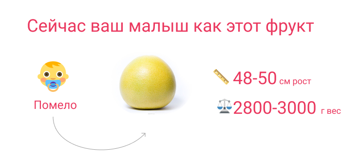 малыш на 38 неделе беременности